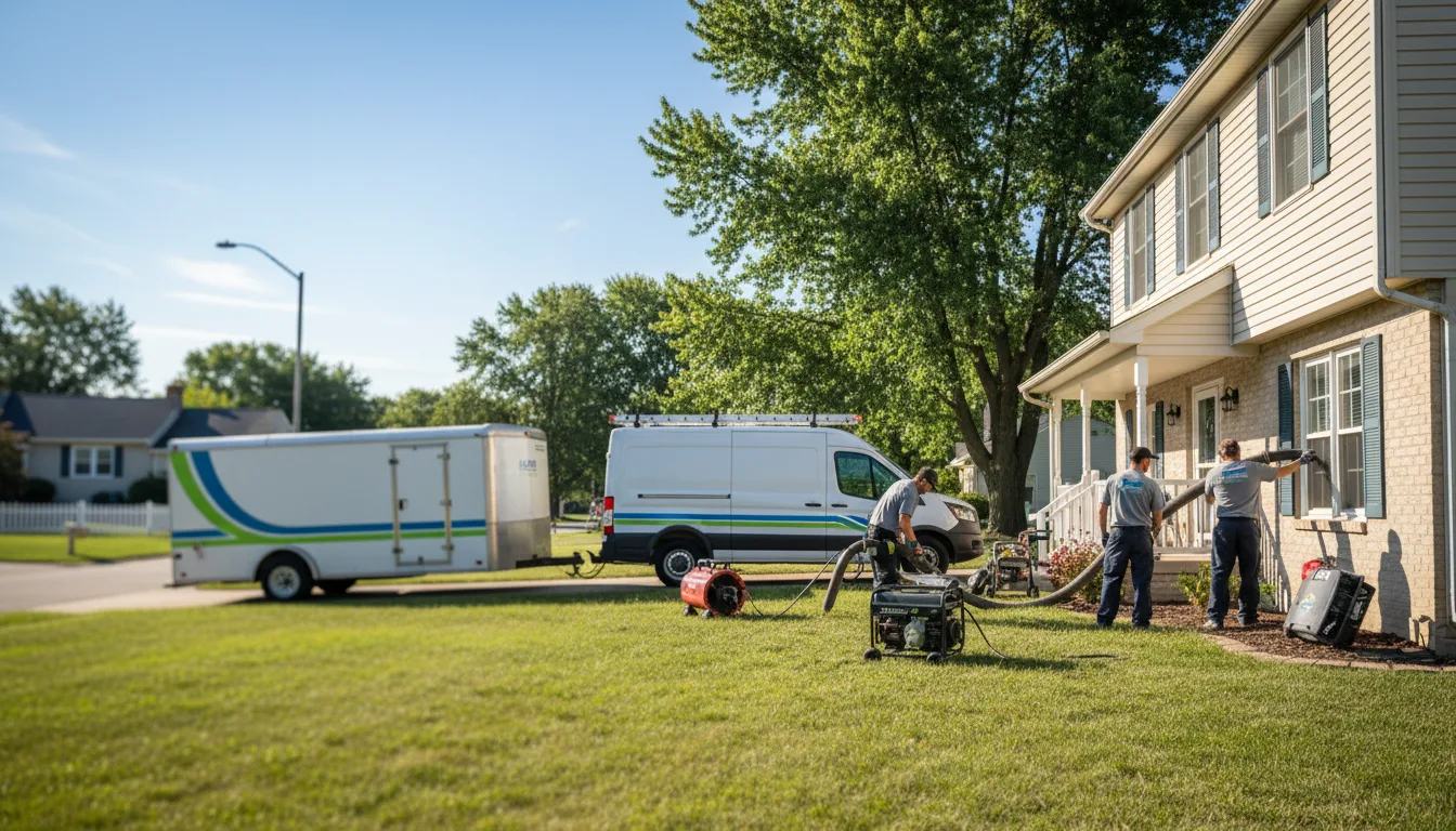 Flooded Basement Restoration And Cleanup With Repair in Lake Mills, IA near me